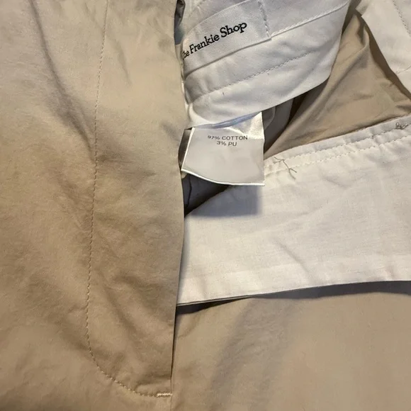 The Frankie Shop Jayden wide pants in taupe size XL - Picture 5 of 5